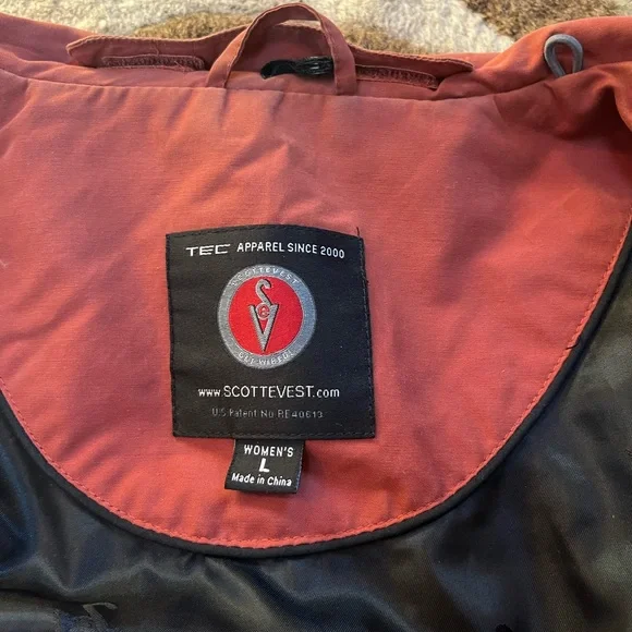 Scottevest Women’s Convertible Rust Jacket/Vest - Picture 5 of 7